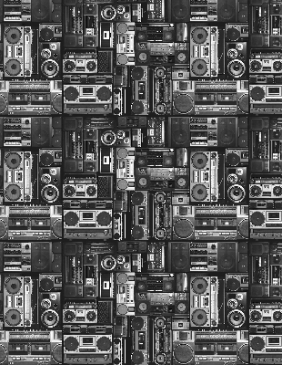 Binnengordijn voor radioluidsprekers