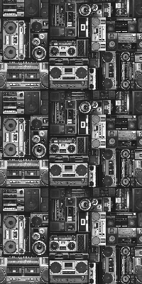 Binnengordijn voor radioluidsprekers