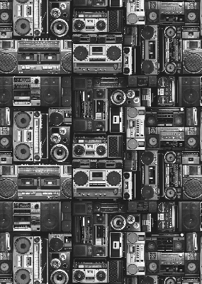 Binnengordijn voor radioluidsprekers