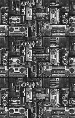 Binnengordijn voor radioluidsprekers