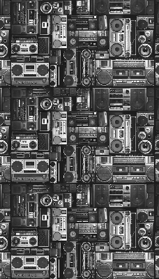 Binnengordijn voor radioluidsprekers