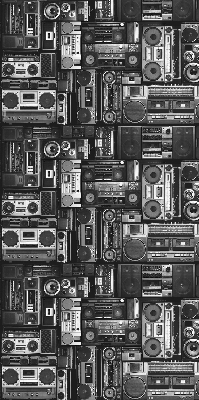 Binnengordijn voor radioluidsprekers