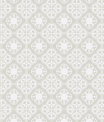 Binnenrolgordijn voor raam met Marokkaanse tegelprint