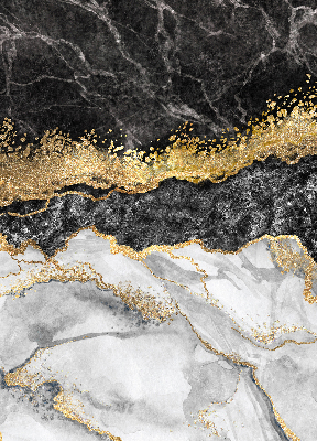 Binnenrolgordijn voor raam in marmerkleur