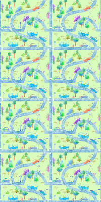 Binnenrolgordijn voor raam straten