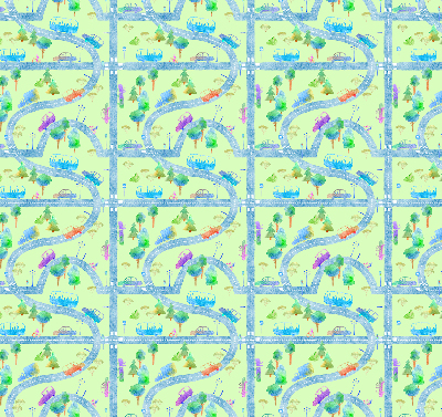 Binnenrolgordijn voor raam straten