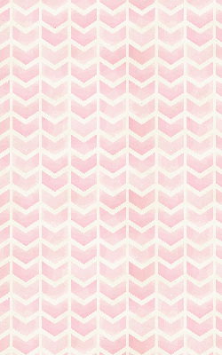 Binnenrolgordijn voor raam in roze zigzaglijnen