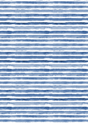 Stoffen rolgordijn geschilderde blauwe strepen