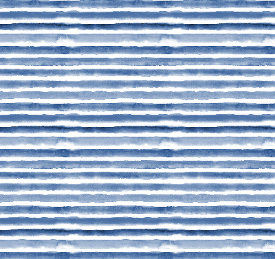 Stoffen rolgordijn geschilderde blauwe strepen