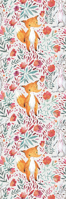 Stoffen rolgordijn met dieren- en plantenmotief