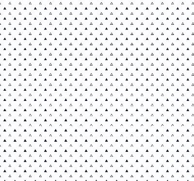 Rolgordijn voor raam met driehoeken