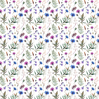 Binnenrolgordijn in kleurrijke bloemen