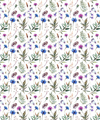 Binnenrolgordijn in kleurrijke bloemen