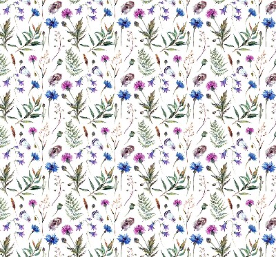 Binnenrolgordijn in kleurrijke bloemen