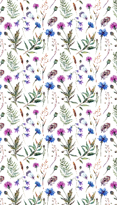 Binnenrolgordijn in kleurrijke bloemen