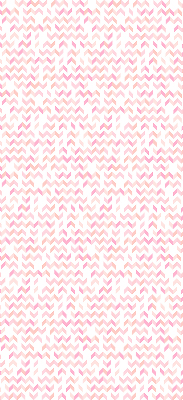 Rolgordijn voor raam met roze pijlen die omhoog en omlaag wijzen
