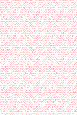 Rolgordijn voor raam met roze pijlen die omhoog en omlaag wijzen