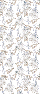 Binnengordijn met witte bloemen