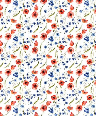 Rolgordijn voor balkondeur Papaver