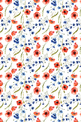 Rolgordijn voor balkondeur Papaver