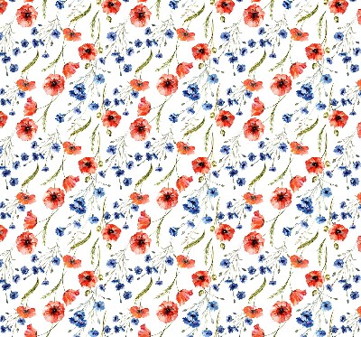 Rolgordijn voor balkondeur Papaver
