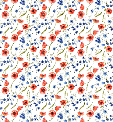 Rolgordijn voor balkondeur Papaver