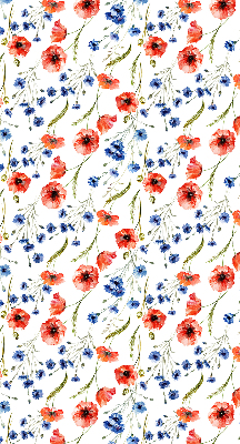 Rolgordijn voor balkondeur Papaver