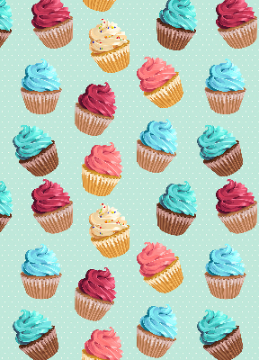 Binnengordijn voor cupcakes