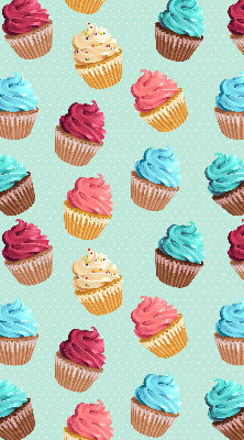 Binnengordijn voor cupcakes