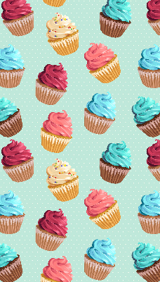 Binnengordijn voor cupcakes