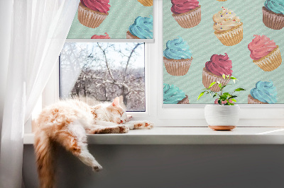 Binnengordijn voor cupcakes