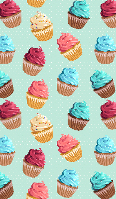 Binnengordijn voor cupcakes