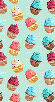 Binnengordijn voor cupcakes