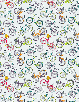 Binnenrolgordijn voor raam voor fietsen