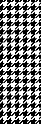 Binnenrolgordijn voor raam met geometrisch patroon