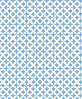 Rolgordijn voor raam met blauwe sterren