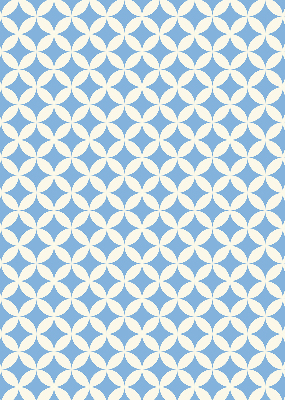 Rolgordijn voor raam met blauwe sterren