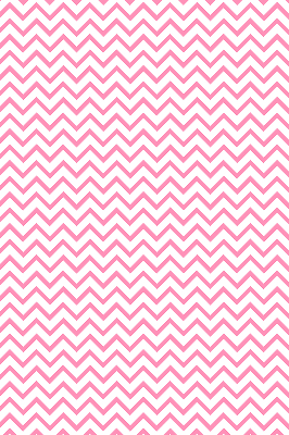 Rolgordijn voor balkondeur met horizontale roze zigzaglijnen