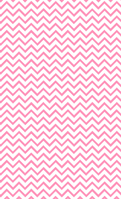 Rolgordijn voor balkondeur met horizontale roze zigzaglijnen