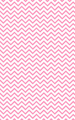 Rolgordijn voor balkondeur met horizontale roze zigzaglijnen