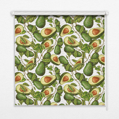 Binnenrolgordijn voor raam avocado