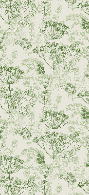 Binnenrolgordijn voor raam in groene kleur