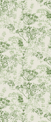 Binnenrolgordijn voor raam in groene kleur