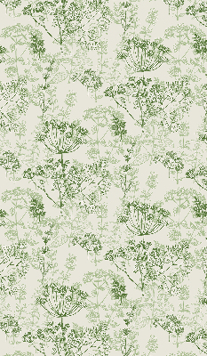 Binnenrolgordijn voor raam in groene kleur