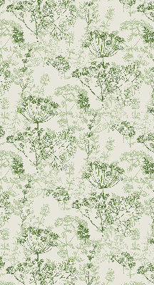 Binnenrolgordijn voor raam in groene kleur