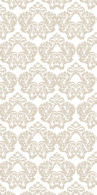 Stoffen rolgordijn in beige met patroon