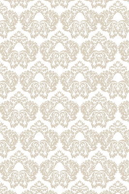 Stoffen rolgordijn in beige met patroon