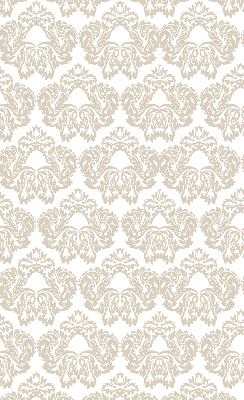 Stoffen rolgordijn in beige met patroon