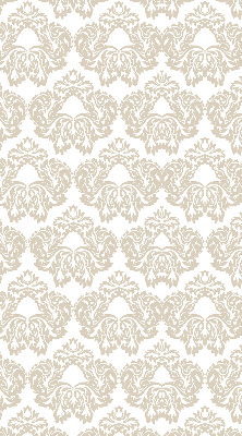 Stoffen rolgordijn in beige met patroon