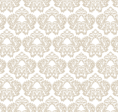 Stoffen rolgordijn in beige met patroon